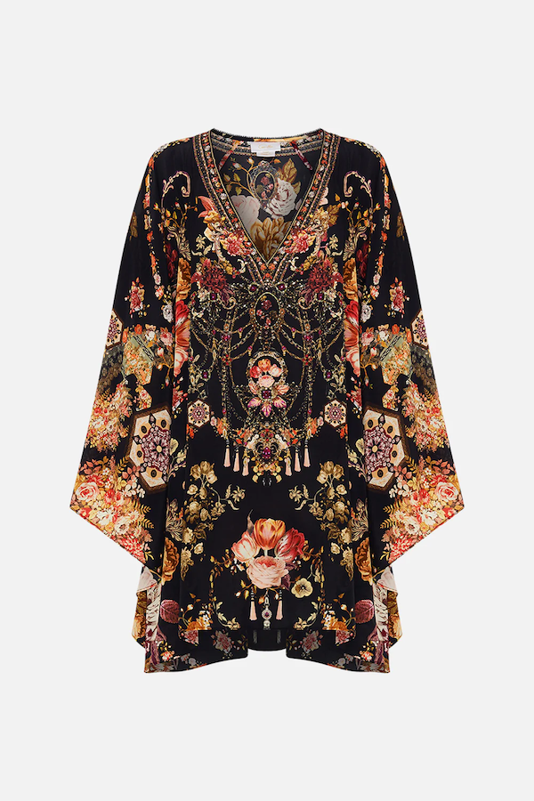 RAGLAN SLEEVE FLARED KAFTAN STITCHED IN TIME D.D s Fashions