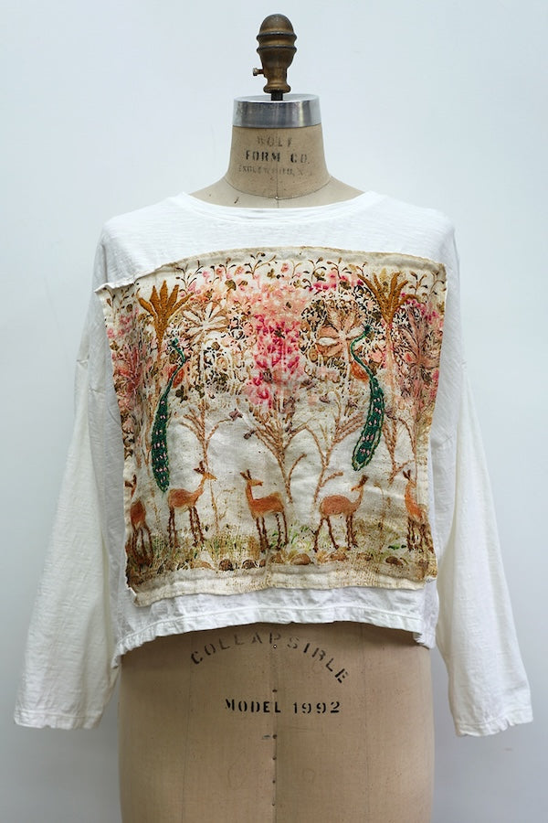 CROP BABYLON LONG SLEEVE TEE