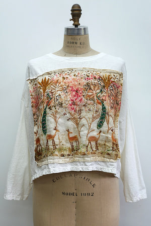 CROP BABYLON LONG SLEEVE TEE