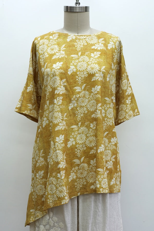 T-SHIRT SHORT SLEEVE - HUSK FLORAL
