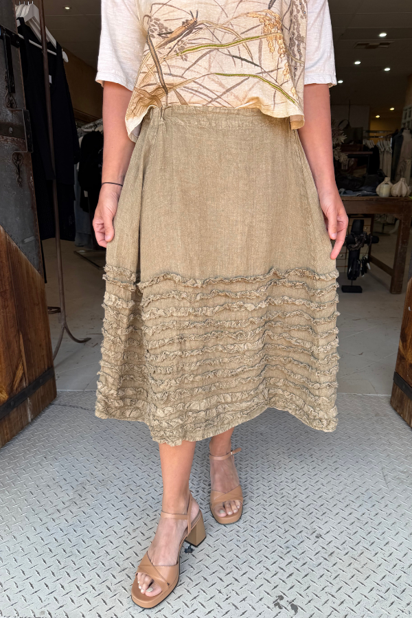 OOH LA LA SKIRT - LIGHT UMBER