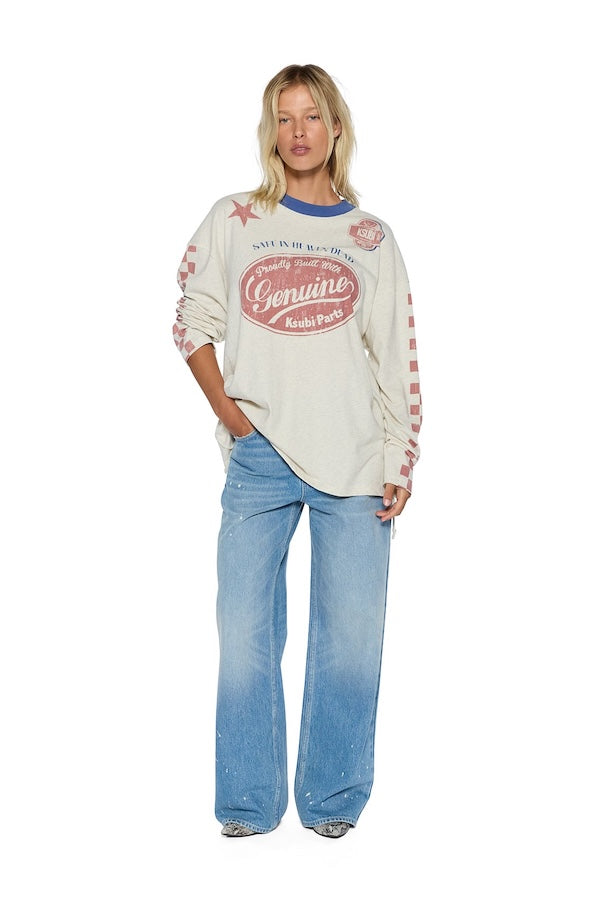 PITT LANE LS BOYFRIEND TEE