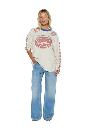 PITT LANE LS BOYFRIEND TEE