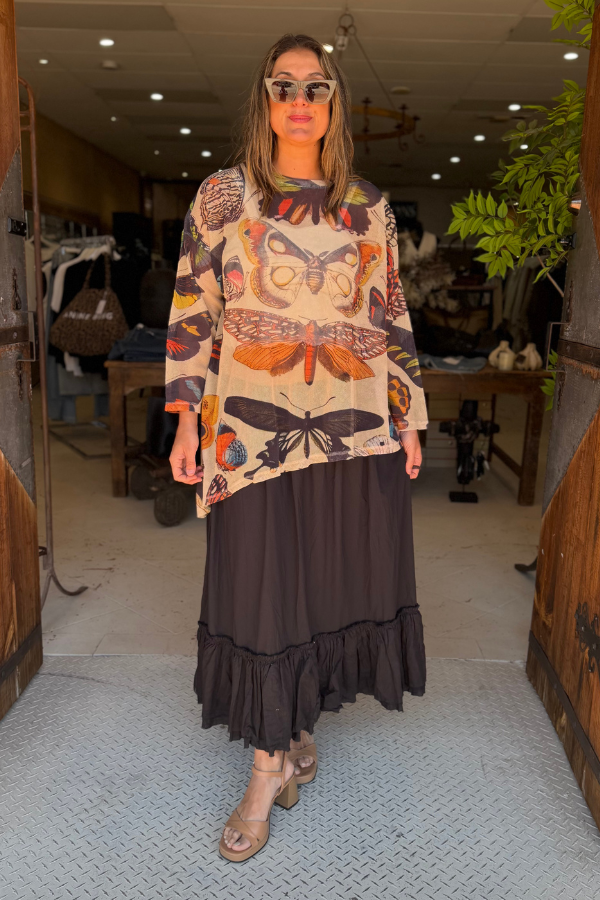 T-SHIRT LONG SLEEVE - BUTTERFLY