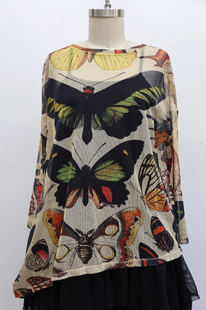 T-SHIRT LONG SLEEVE - BUTTERFLY