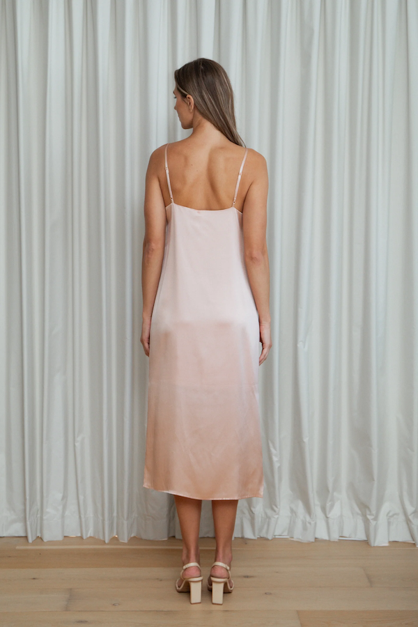 PETITE DRESS - DUSTY ROSE