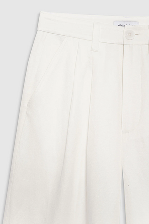 CARRIE PANT - WHITE LINEN BRAND