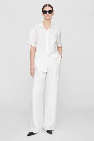 CARRIE PANT - WHITE LINEN BRAND