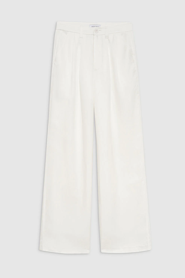 CARRIE PANT - WHITE LINEN BRAND