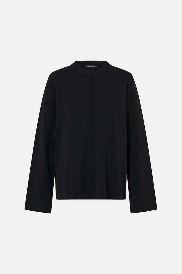 THEA LOUNGE SWEATER - BLACK