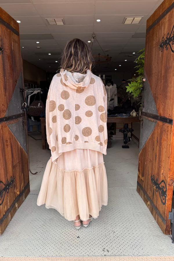 BODE SWEATSHIRT - OAT POLKA DOT