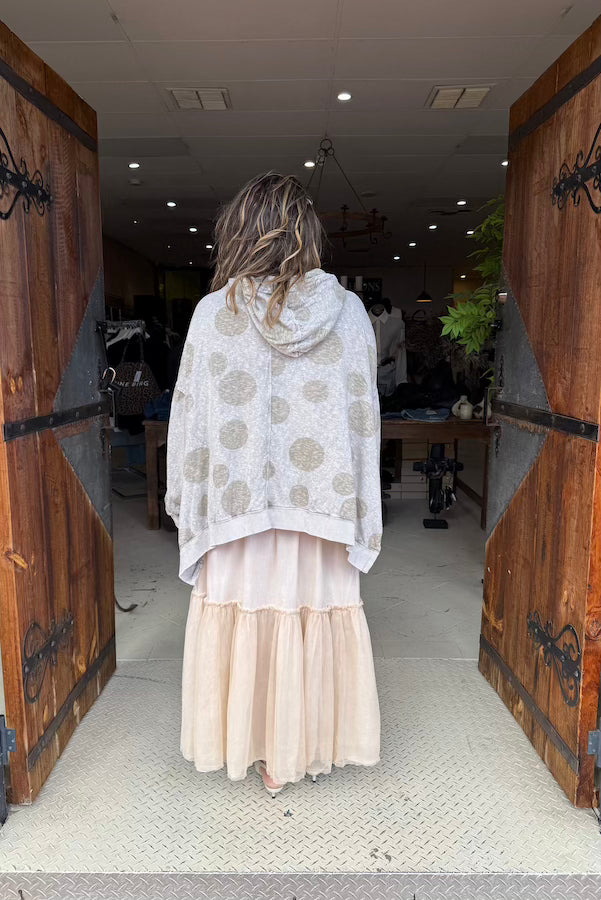 BODE SWEATSHIRT - PISTACHIO POLKA DOT