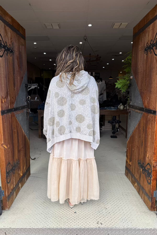 BODE SWEATSHIRT - PISTACHIO POLKA DOT