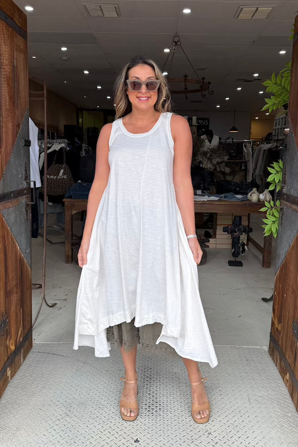 LONG BALLET SLIP - CREAM