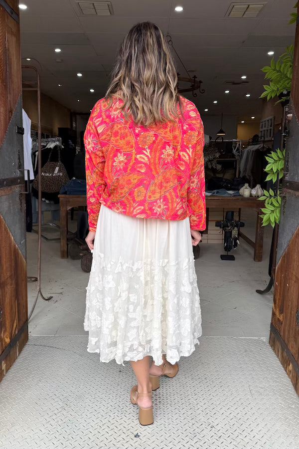 CROP T-SHIRT LONG SLEEVE - SULTAN