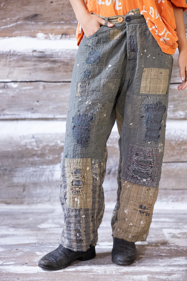 QUILTED MINER PANTS - PANTS 512