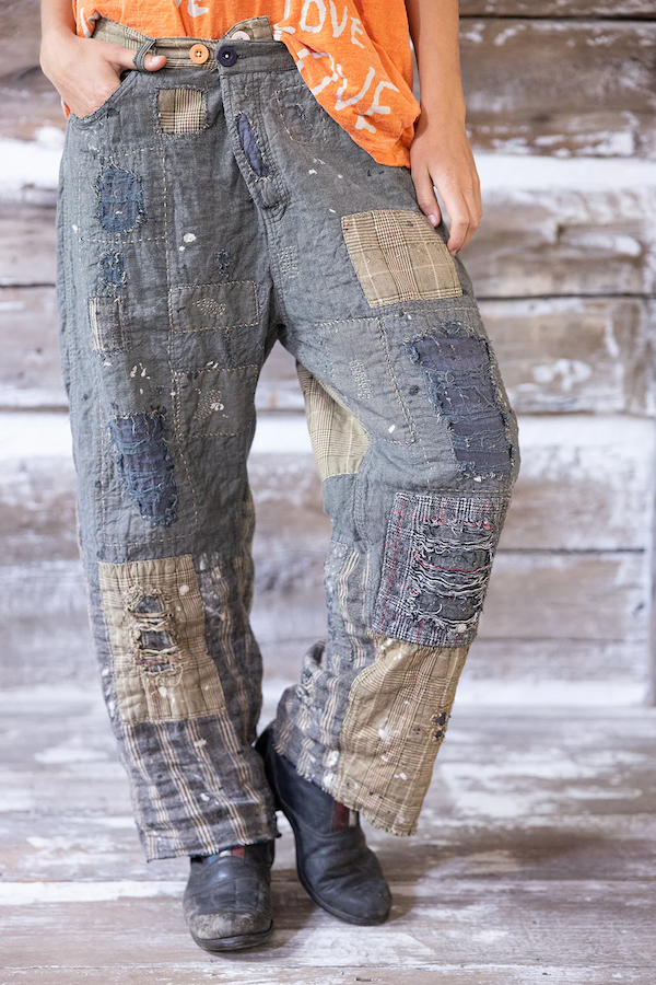 QUILTED MINER PANTS - PANTS 512