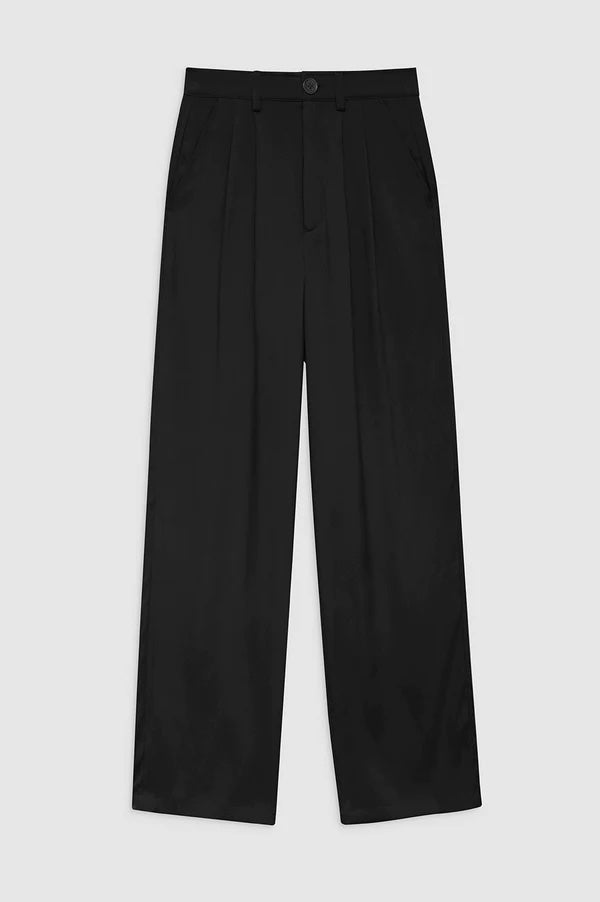 CARRIE PANT BLACK SILK