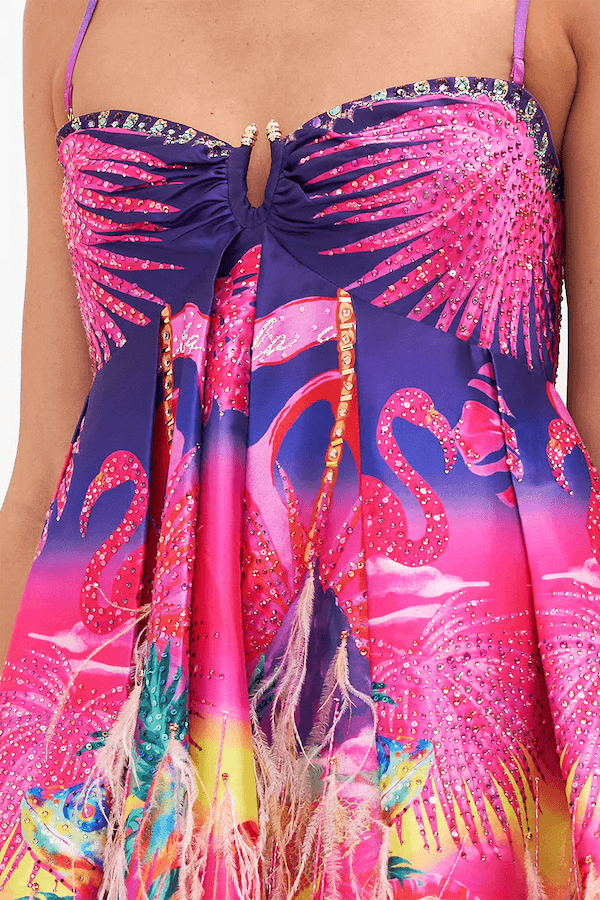 Bobbie feather shop pearl dress