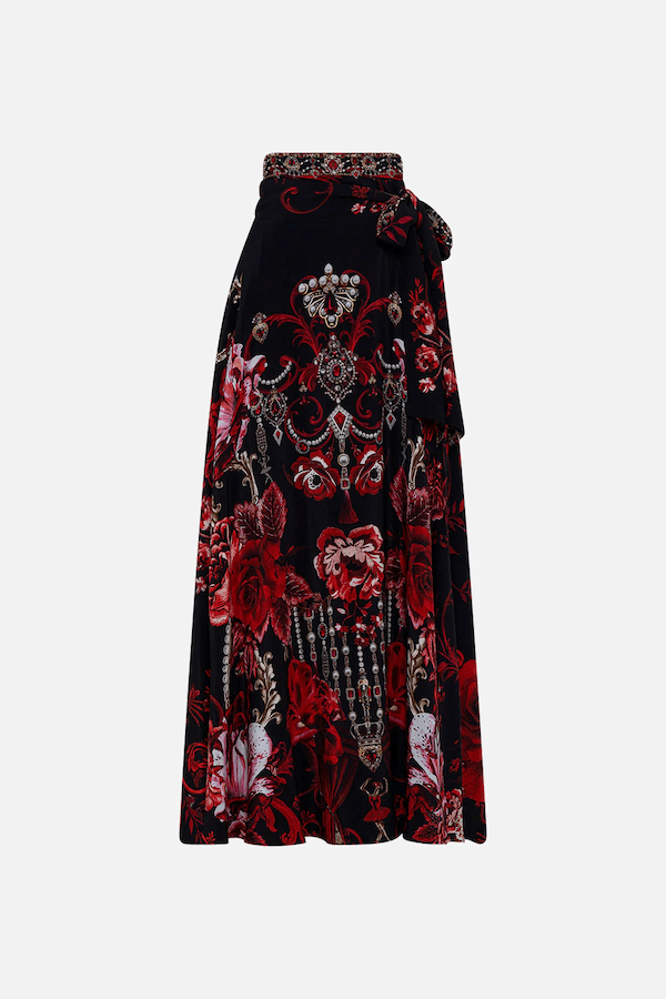 Patterned ballet wrap deals skirt uk