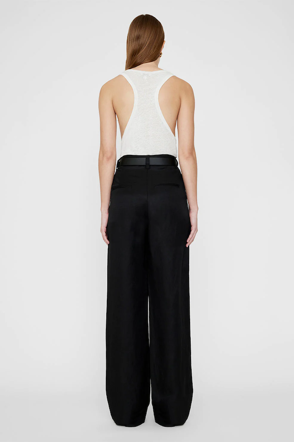 DALE TANK WHITE LINEN BLEND