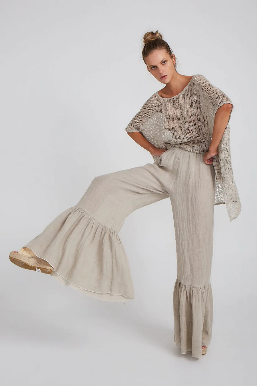 SALITO PANTS - BATTISTA NATURAL