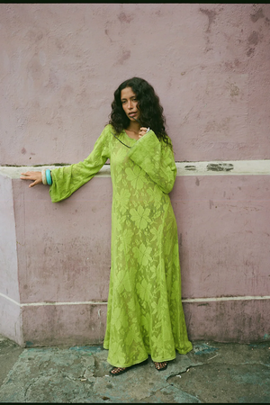 NOVA LACE CHERRY MAXI DRESS