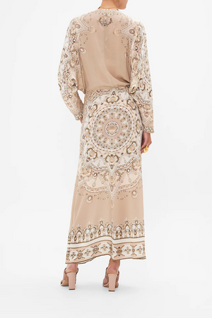 TWIST FRONT BATWING DRESS