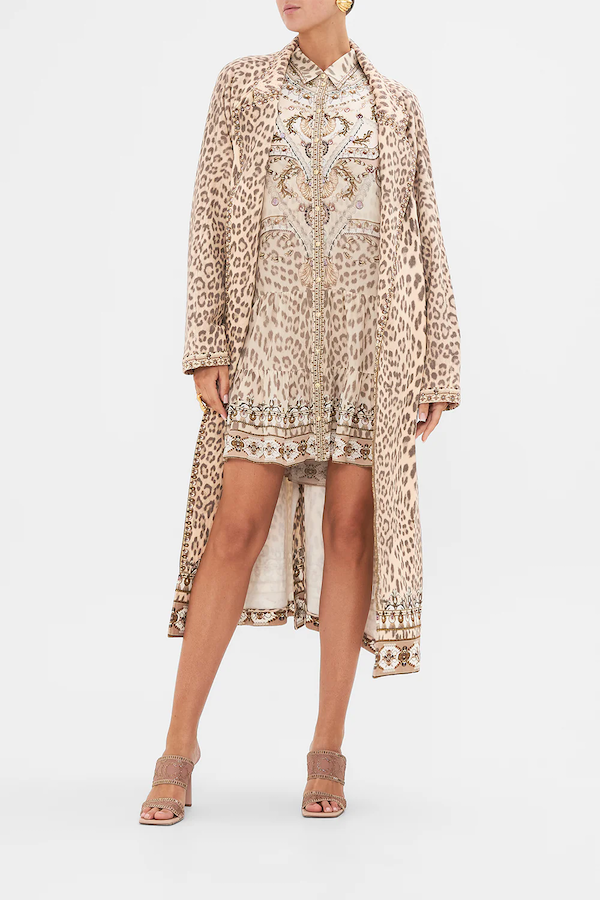 FLEECE TRENCH COAT