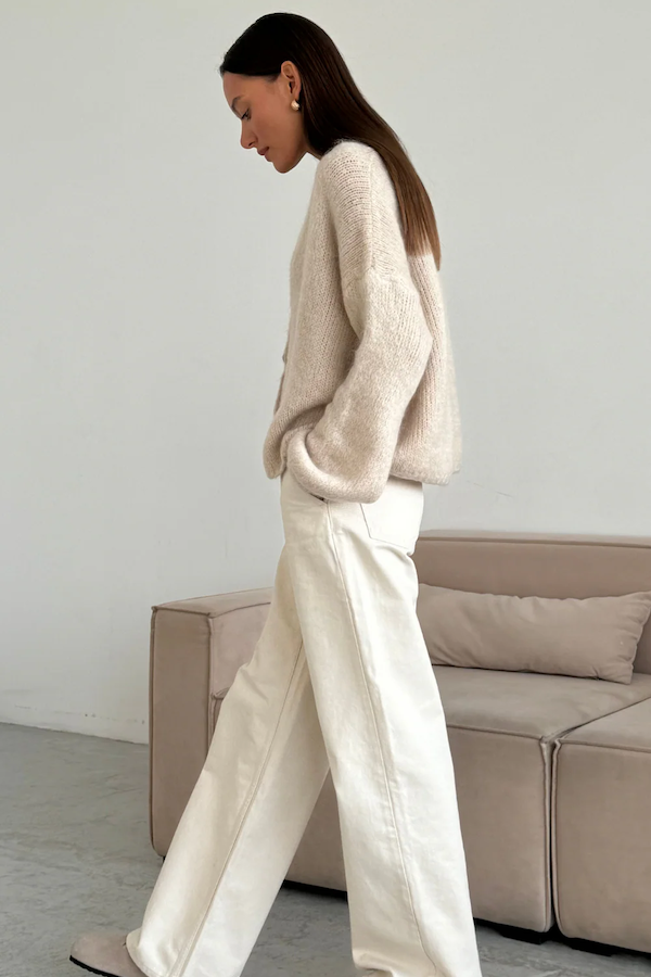 RUBY CARDIGAN - STONE