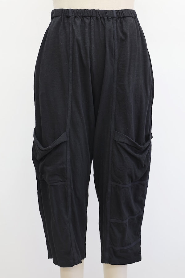 SEAMED JOGGERS - BLACK