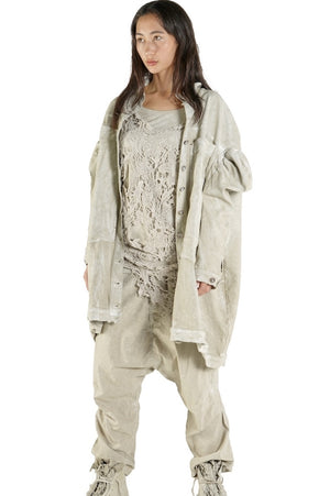 JACKET LINEN FOG