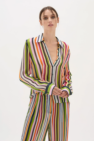 CARNIVALE STRIPE ASTRID SHIRT