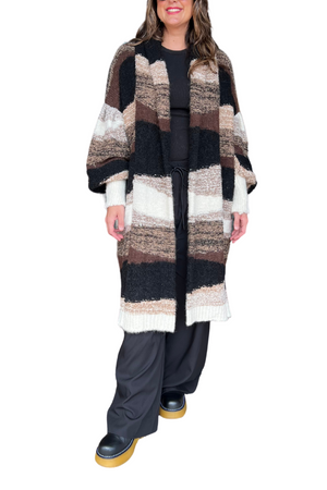 MESH KNIT BALLOON SLEEVE