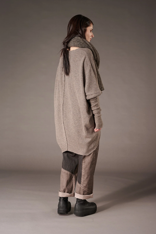JOJO SWEATER - FADED BROWN