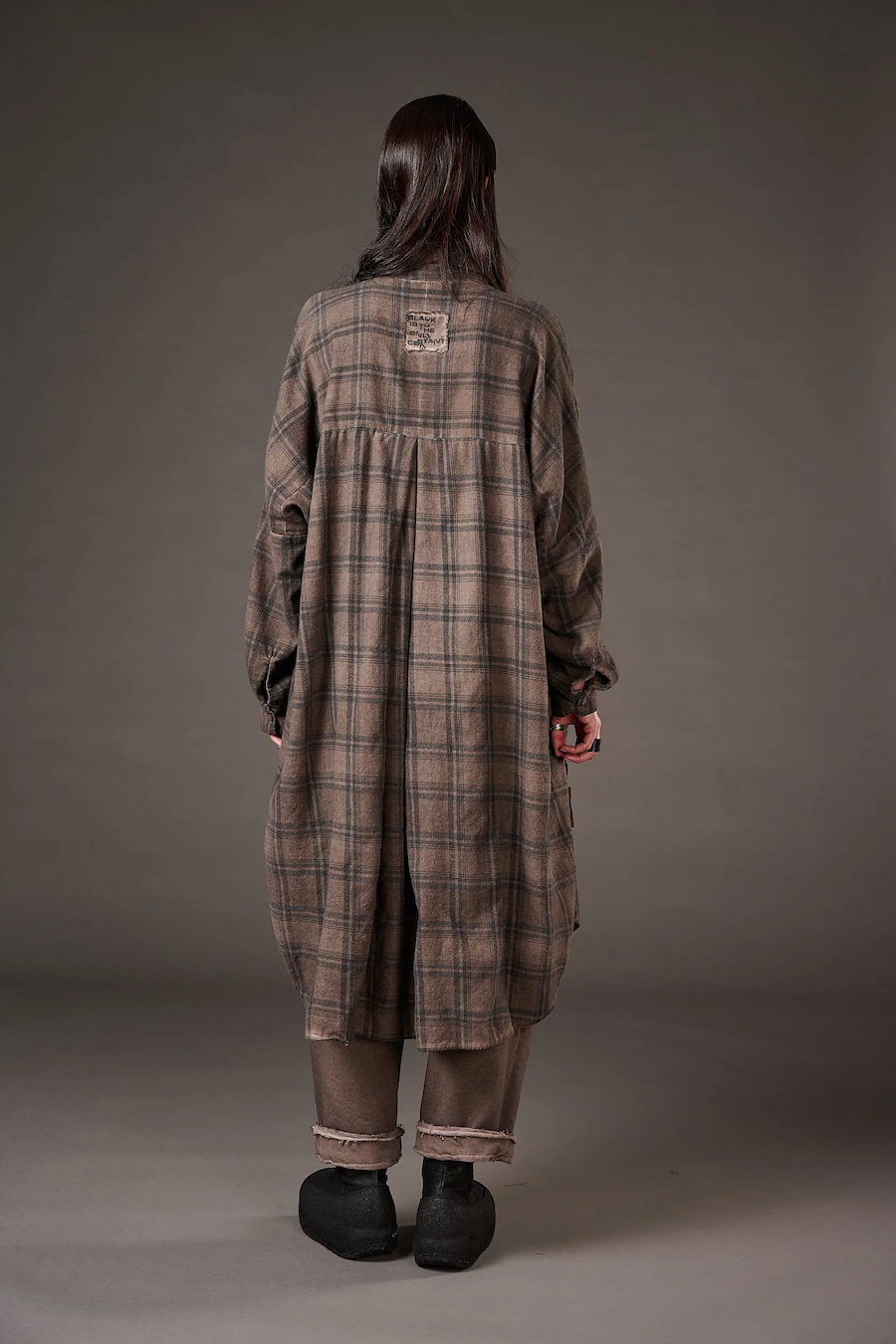 FIGHT SHIRT DRESS - TRUFFLE OLD DYE