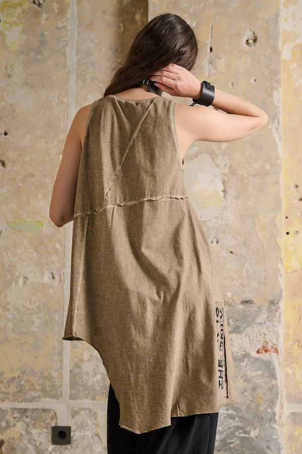 MIAMA TUNIC - BEIGE OLD DYE