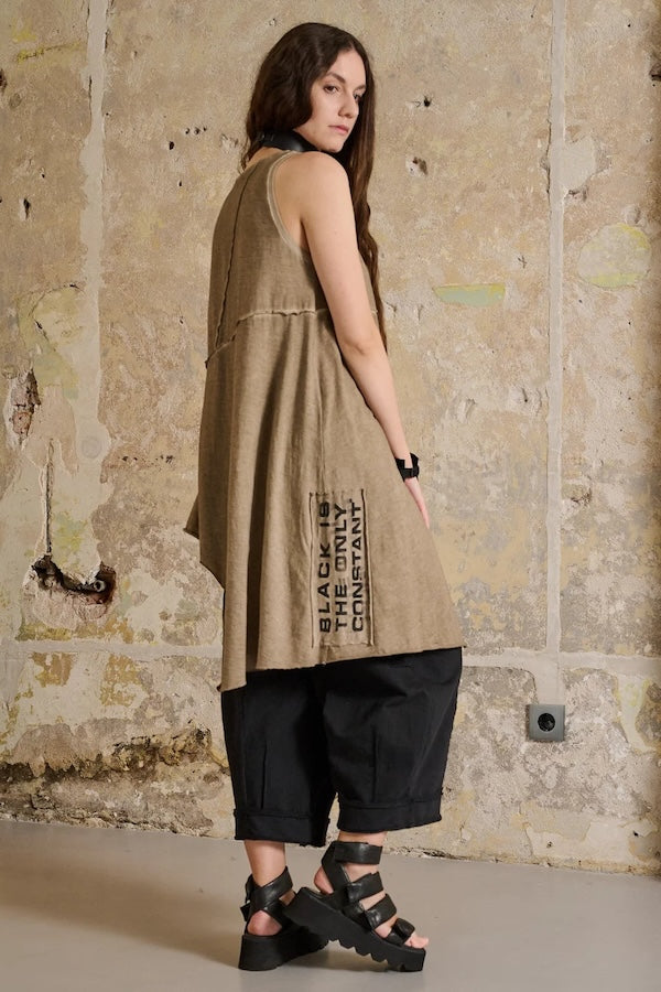 MIAMA TUNIC - BEIGE OLD DYE