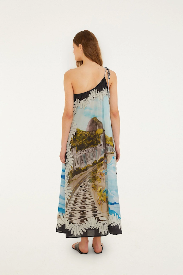 MULTICOLOR COPACABANA BEACH MAXI DRESS