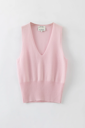 CASHMERE CLASSIC TANK - PEARL PINK