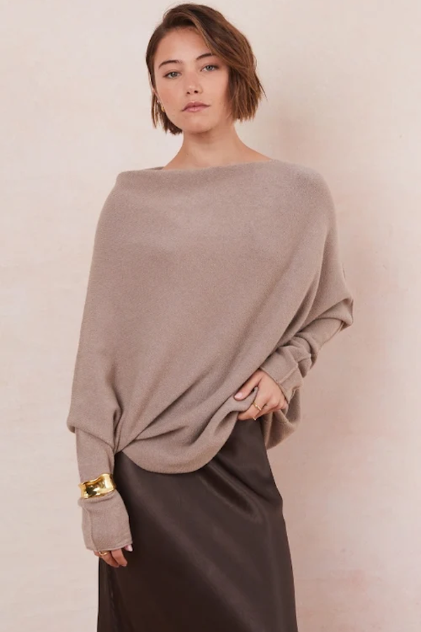 NATALIE SWEATER - SMOKE