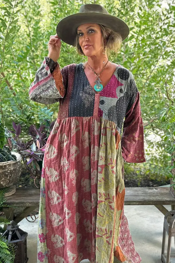 KANTHA SUNRISE DRESS