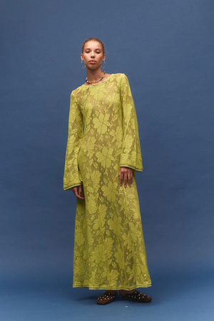 NOVA LACE CHERRY MAXI DRESS