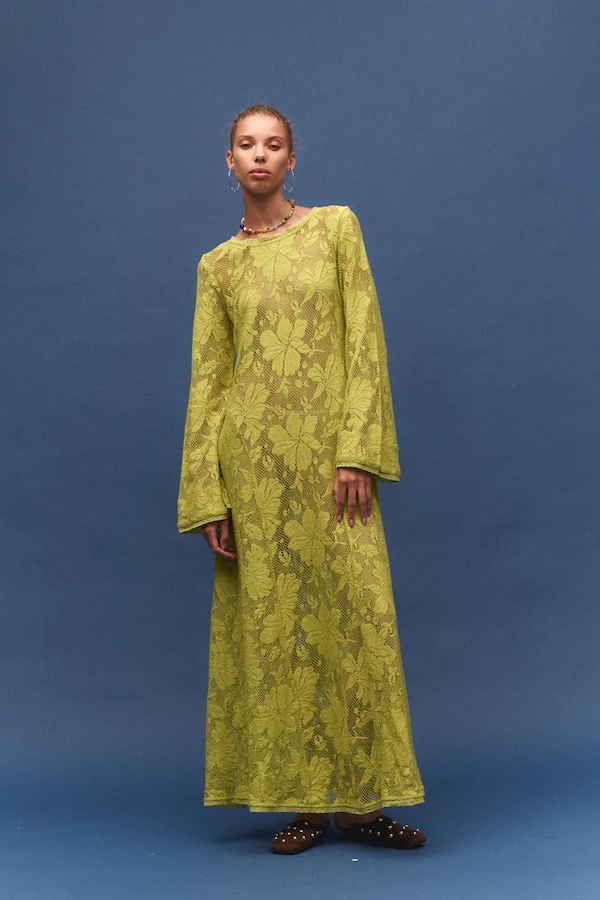 NOVA LACE CHERRY MAXI DRESS