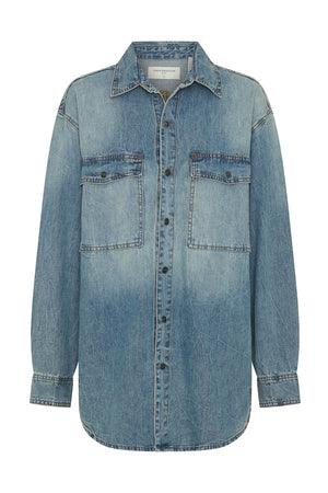 ESSENTIAL DENIM SHIRT - BLUE CRUSH