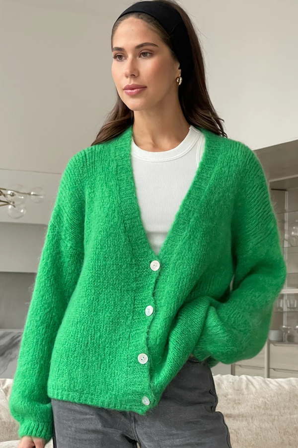 RUBY CARDIGAN - GREEN