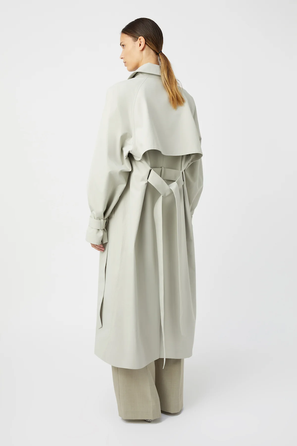 DIA CAR COAT - OYSTER