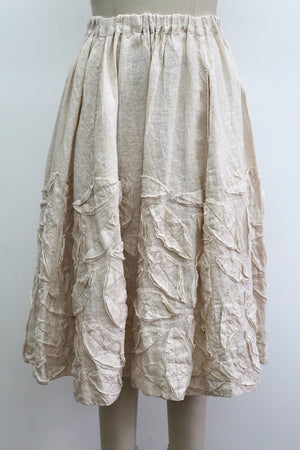LEAF SKIRT - ALABASTER