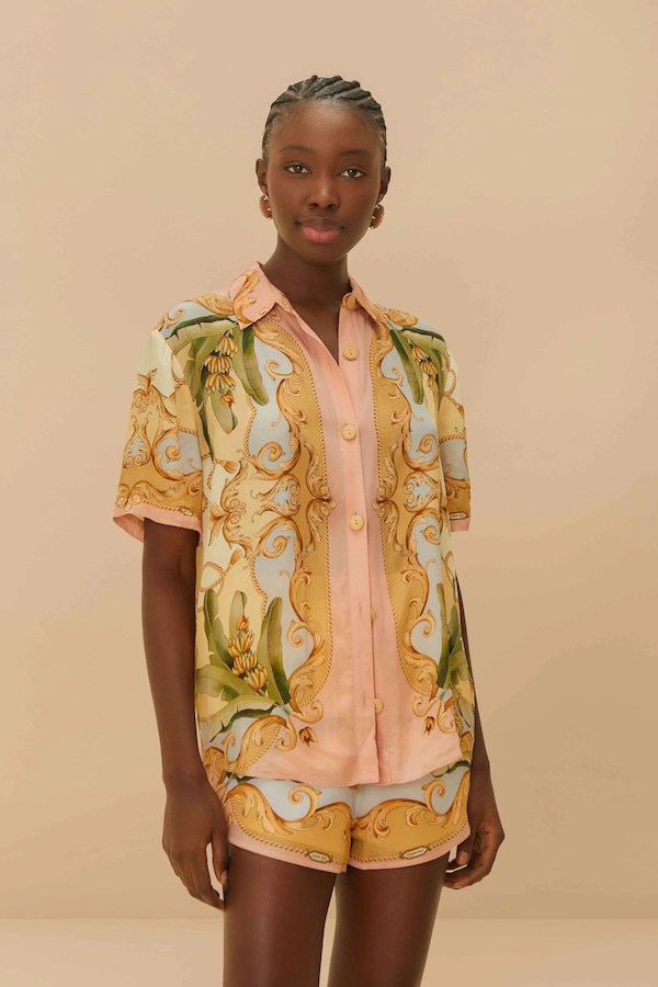 BANANA ROYALTY KALEIDOSCOPE SHIRT