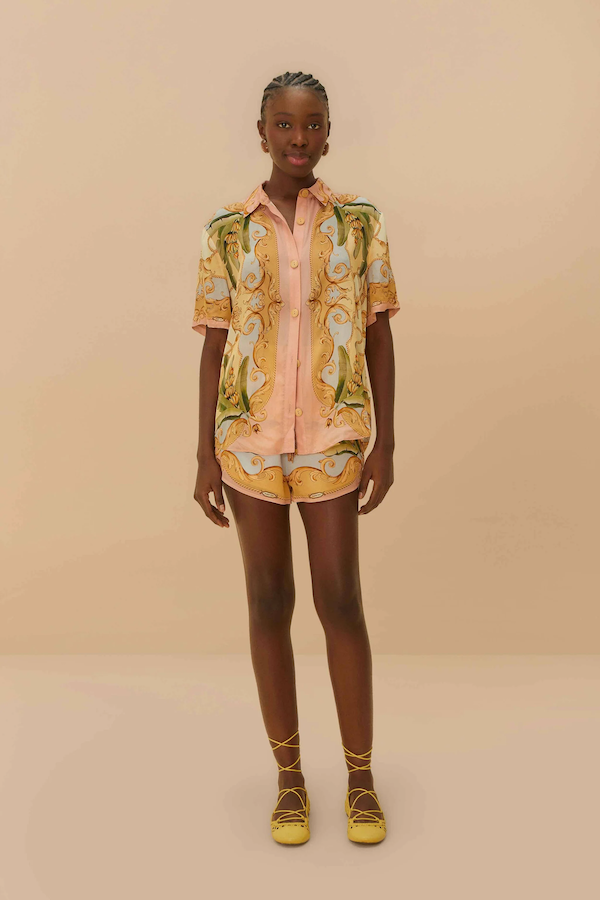BANANA ROYALTY KALEIDOSCOPE SHIRT